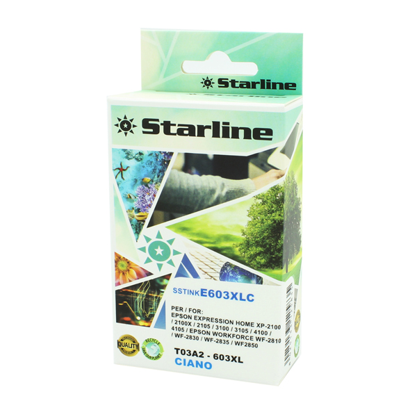 Starline cartuccia ciano 603xl_stella marina