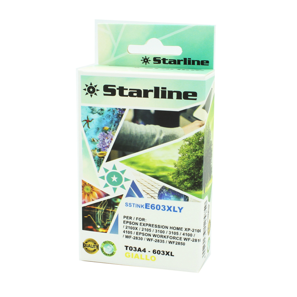 Starline cartuccia giallo 603xl_stella marina