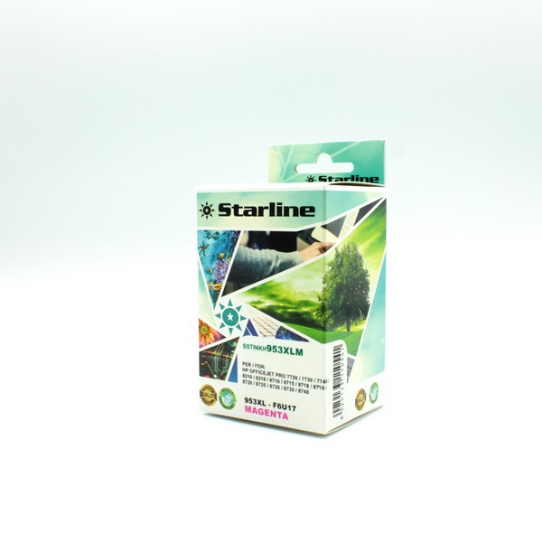 Starline - cartuccia ink - per hp - magenta - hpf6u17ae - 26ml