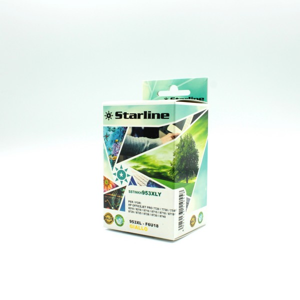 Starline - cartuccia ink - per hp - giallo - hpf6u18ae - 26ml