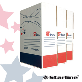 Scatola archivio st-box a4 legal 250x350mm dorso 8,5cm starline