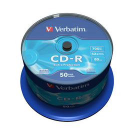 Scatola 50 cd-r datalife spindle 1x-52x 700mb serigrafato extra protection