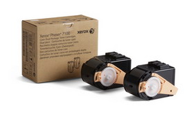 Scatola due toner ciano phaser 7100 alta cap