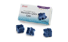 Solid ink ciano originale per xerox work-centre c2424 (3 stick)