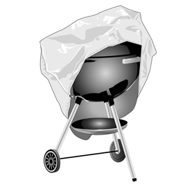 Telo di copertura special - per bbq - diametro 70 x 80 cm - pu - verdemax