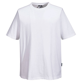 T-shirt chef unisex - maniche corte - taglia m - bianco - portwest