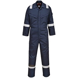 Tuta da lavoro multinorma bizweld iona - taglia m - blu navy - portwest