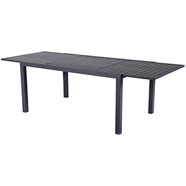 Tavolo sardegna - rettangolare - 160 x 100 x 74 cm - grigio - verdelook