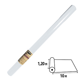 Tovaglia idrorepellente - in rotolo - 1,2 x 10 m - spunbond - bianco - pro nappe