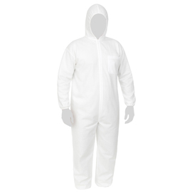 Tuta protettiva monouso cover 40 - taglia xl - plp - bianco - reflexx
