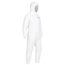 Tuta proiezione chimica cover 56 - taglia m - pe/plp - bianco - reflexx