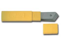 Tubetto 10 lame 18mm ricambio cutter art.lb-10 olfa