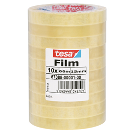 Termo 10 rt nastro adesivo 66mtx15mm trasparente tesa