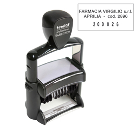 Timbro datario farmacia professional 5460/farm autoinch. Trodat