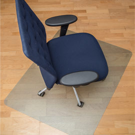 Tappeto salvapavimenti 120x150 rettangolare in plastica riciclata