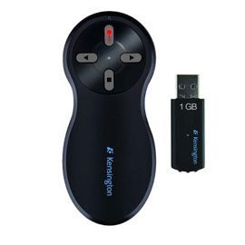 Telecomando wireless con puntatore laser rosso kensington