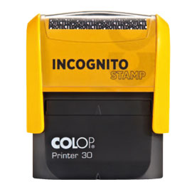 Timbro printer 30 incognito stamp autoinchiostrante colop