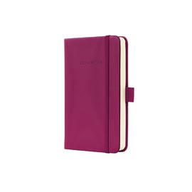 Taccuino 95x150x20mm a quadr.194pag wild pink hardcover conceptum pure sigel
