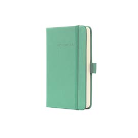 Taccuino 95x150x20mm a quadr.194pag aqua green hardcover conceptum pure sigel