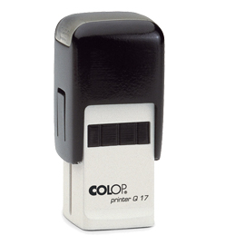 Timbro printer q17 17mm quadrato autoinchiostrante colop