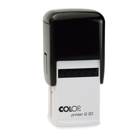 Timbro printer q30 30mm quadrato autoinchiostrante colop