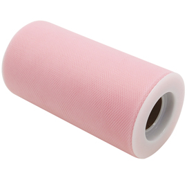 Tulle in rotolo 12,5cmx25mt rosa big party