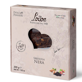 Torta sbrisola nera 200gr - loison