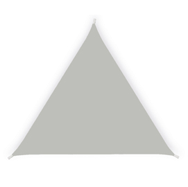 Tenda a vela triangolare ombreggiante - 3,6 x 3,6 x 3,6 mt - cenere - garden friend