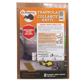 Tavole collanti per ratti - protemax - blister 2 pezzi
