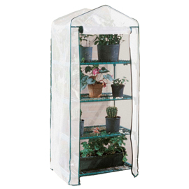 Telo ricambio - per serra azalea a 4 ripiani - tnt - bianco - verdemax