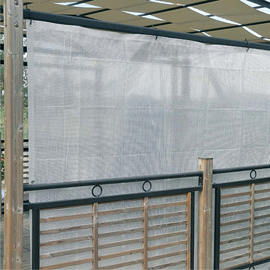 Telo occhiellato - per coperture - 2 x 3 m - pe/rafia - bianco - verdemax