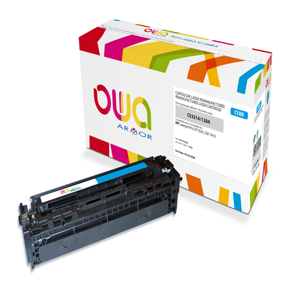 Toner ciano armor per hp laserjet pro cp1525