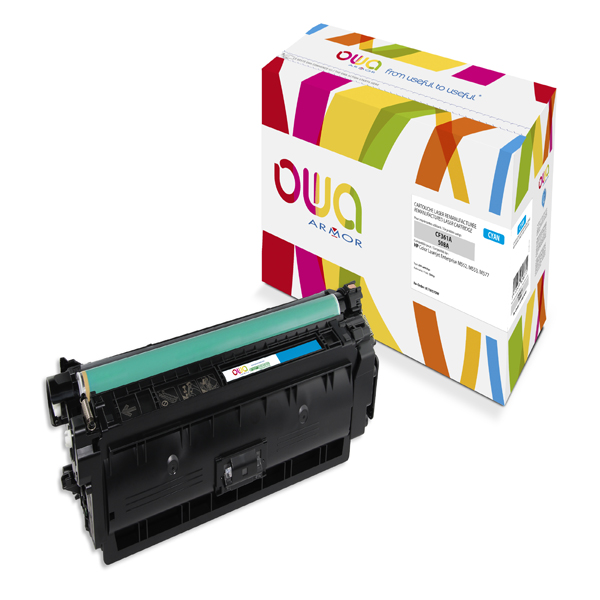 Toner ciano armor per hp color laserjet ese m552-m553-mfp m577