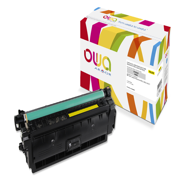 Toner giallo armor per hp color laserjet ese m552-m553-mfp m577