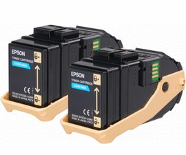 Toner cartridge acubrite ciano (s050604), in confezione doppia