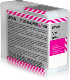Tanica inchiostro a pigmenti epson ultrachrome k3 vivid-magenta (80ml).