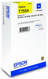 Tanica inchiostro a pigmenti giallo epson durabrite ultra,xl wf-8xxx