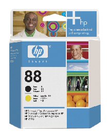 Testina di stampa hp 88 nero/giallo