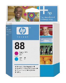 Testina di stampa hp 88 magenta/ciano