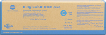 Toner ciano magicolor 4600 4650 alta capacita'