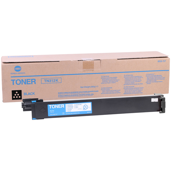 Toner tn312bk bizhub c300/352/p
