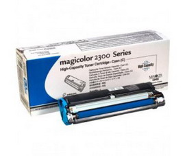Toner ciano magicolor 2300dl 2300w 2350 bassa capacita'