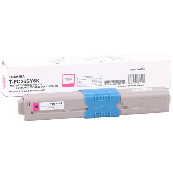 Toner magenta e studio 262cp 222cs 263cs t-fc26sm alta capacita'