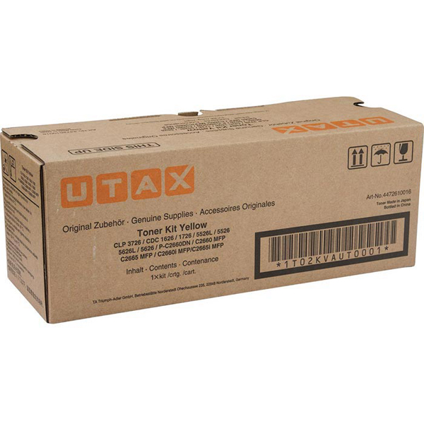 Toner utax giallo p c2660i/65impf c2660dn