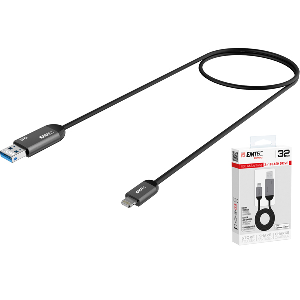 Usb3.1 duo lightning charge t750 32gb