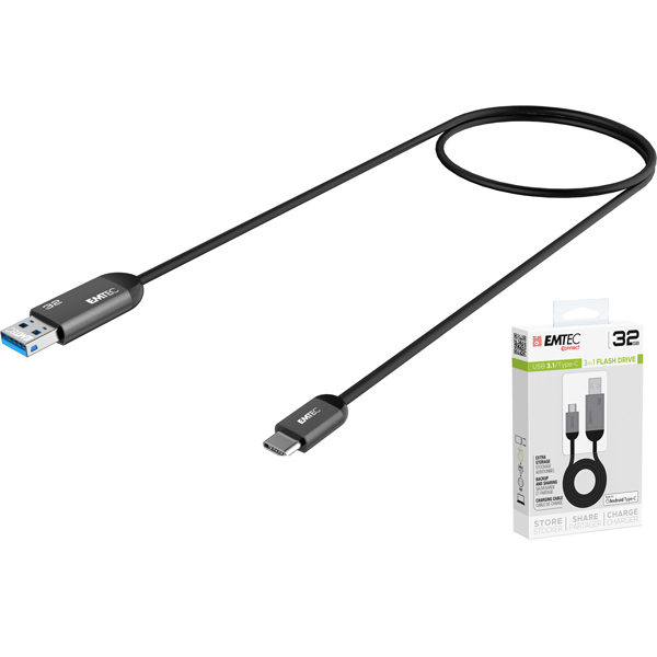 Usb3.1 duo type-c charge t750 32gb