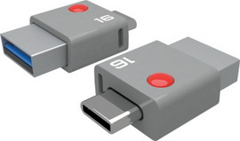 Usb emtec 3.0 duo usb-c t400 16gb
