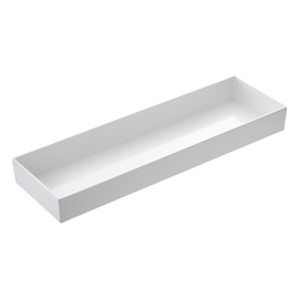 Vassoio venezia - 53 x 16,2 x 6 cm - melamina - bianco - leone
