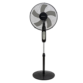 Ventilatore da terra mf1681br - con piantana, telecomando e pannello di controllo - 30 w - diametro 40 cm - 43 x 40 x 125 cm - melch ioni family
