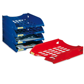 Vaschetta portacorrispondenza forate e040 nero fellowes